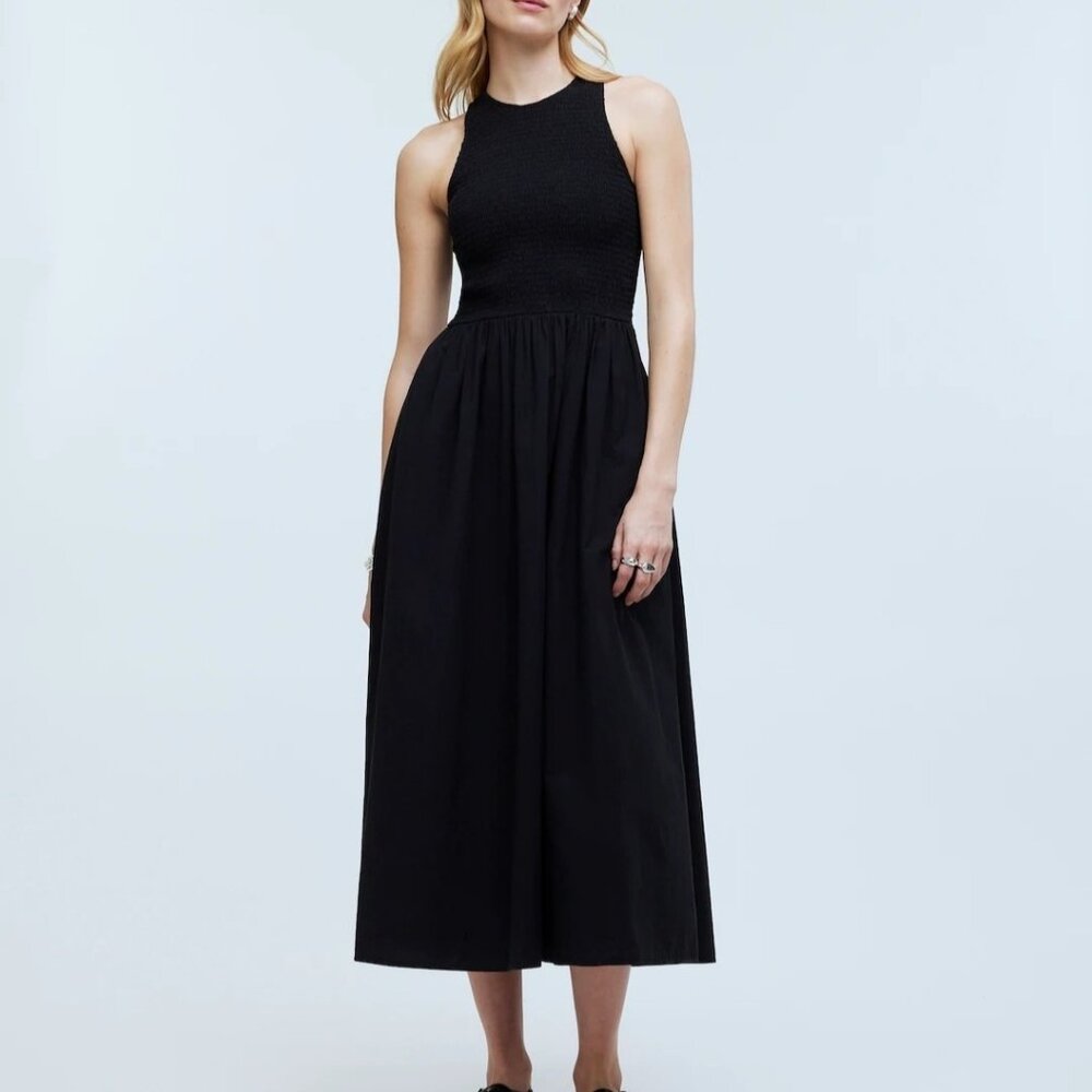 Madewell Black Midi Dress